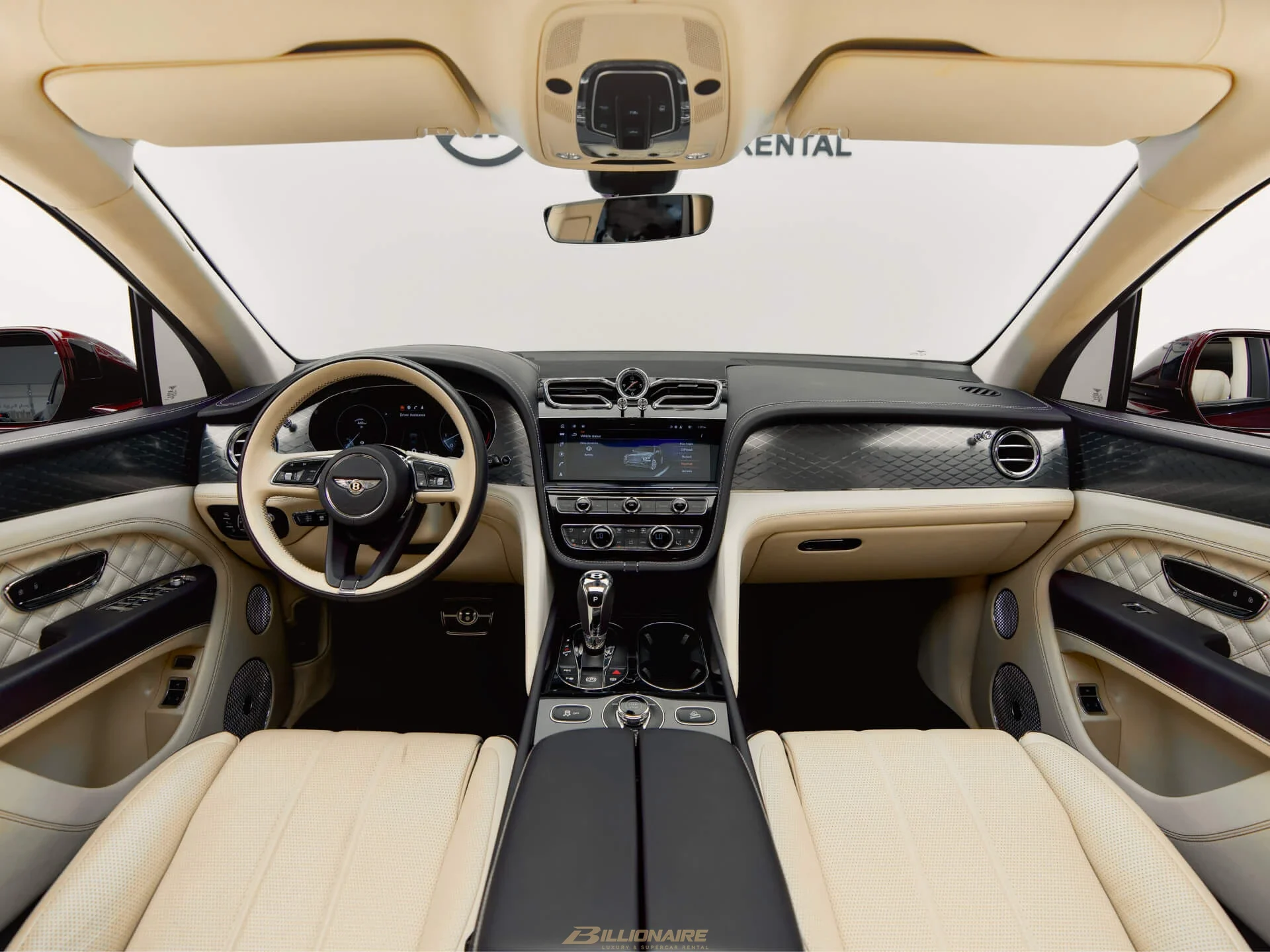 اجاره Bentley Bentayga W12 — Glacier White در دبی – تصویر 8