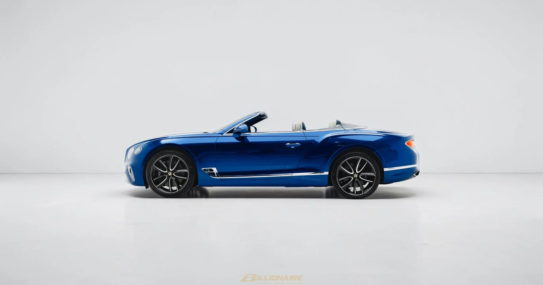 Bentley Continental GTC W12 — Kingfisher Blue - View 3