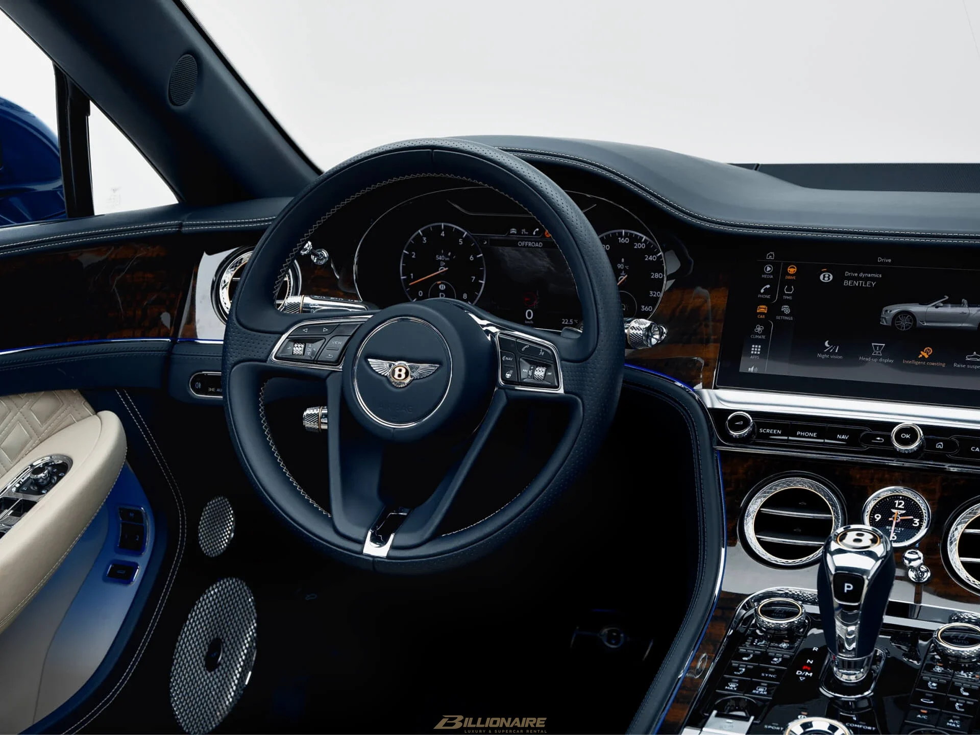 Bentley Continental GTC W12 — Kingfisher Blue - View 7