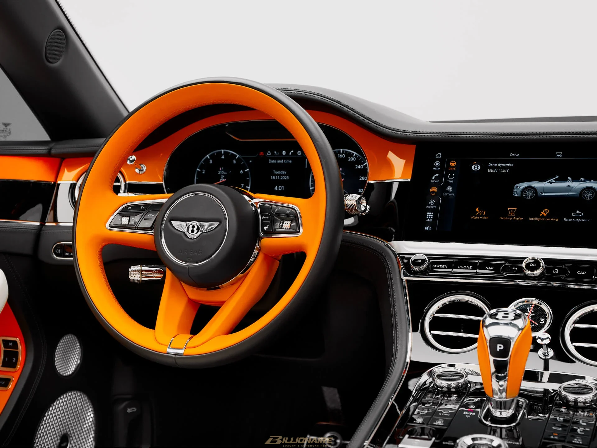 Bentley Continental GTC — Black mieten in Dubai – Foto 8