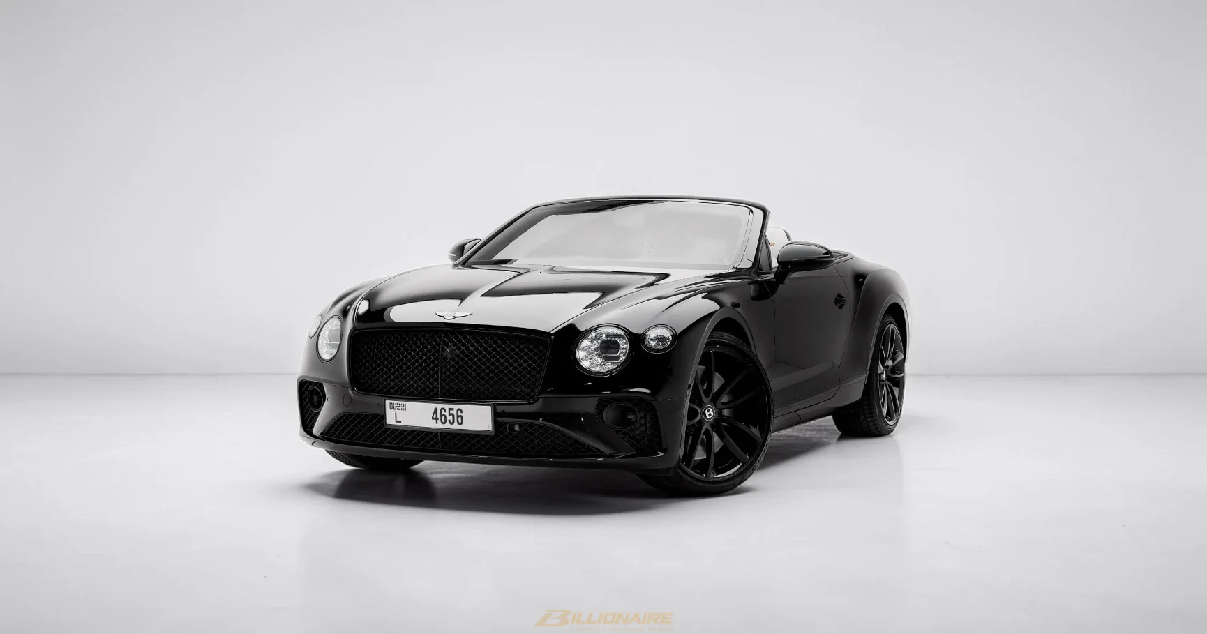 Bentley Continental GTC — Black mieten in Dubai – Foto 1