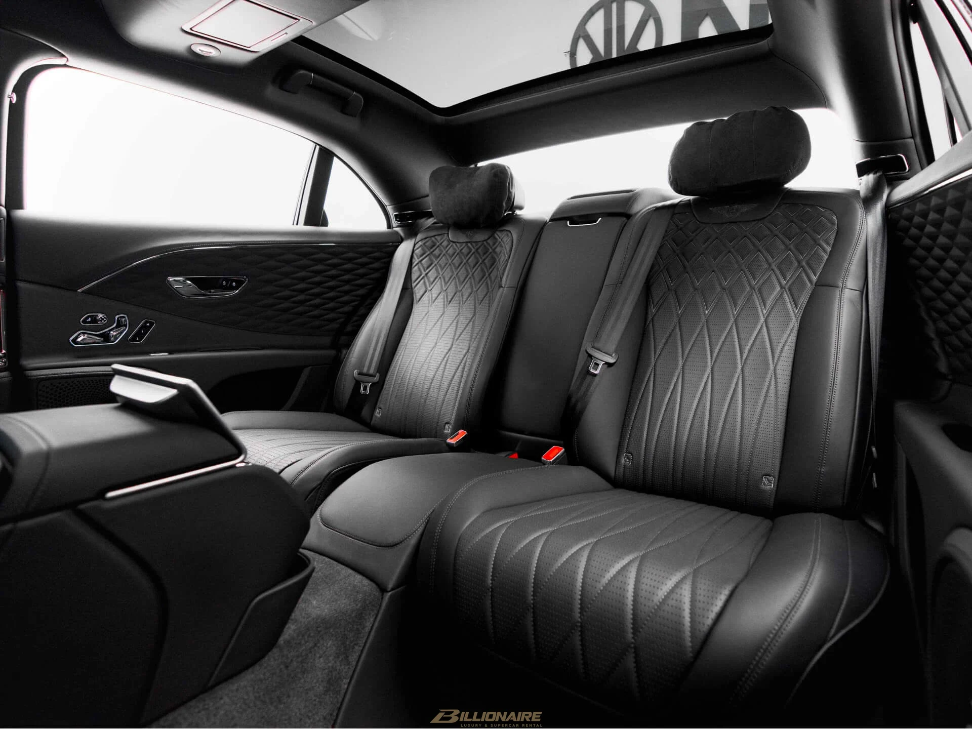 Bentley Flying Spur W12 — Ghost White - View 3
