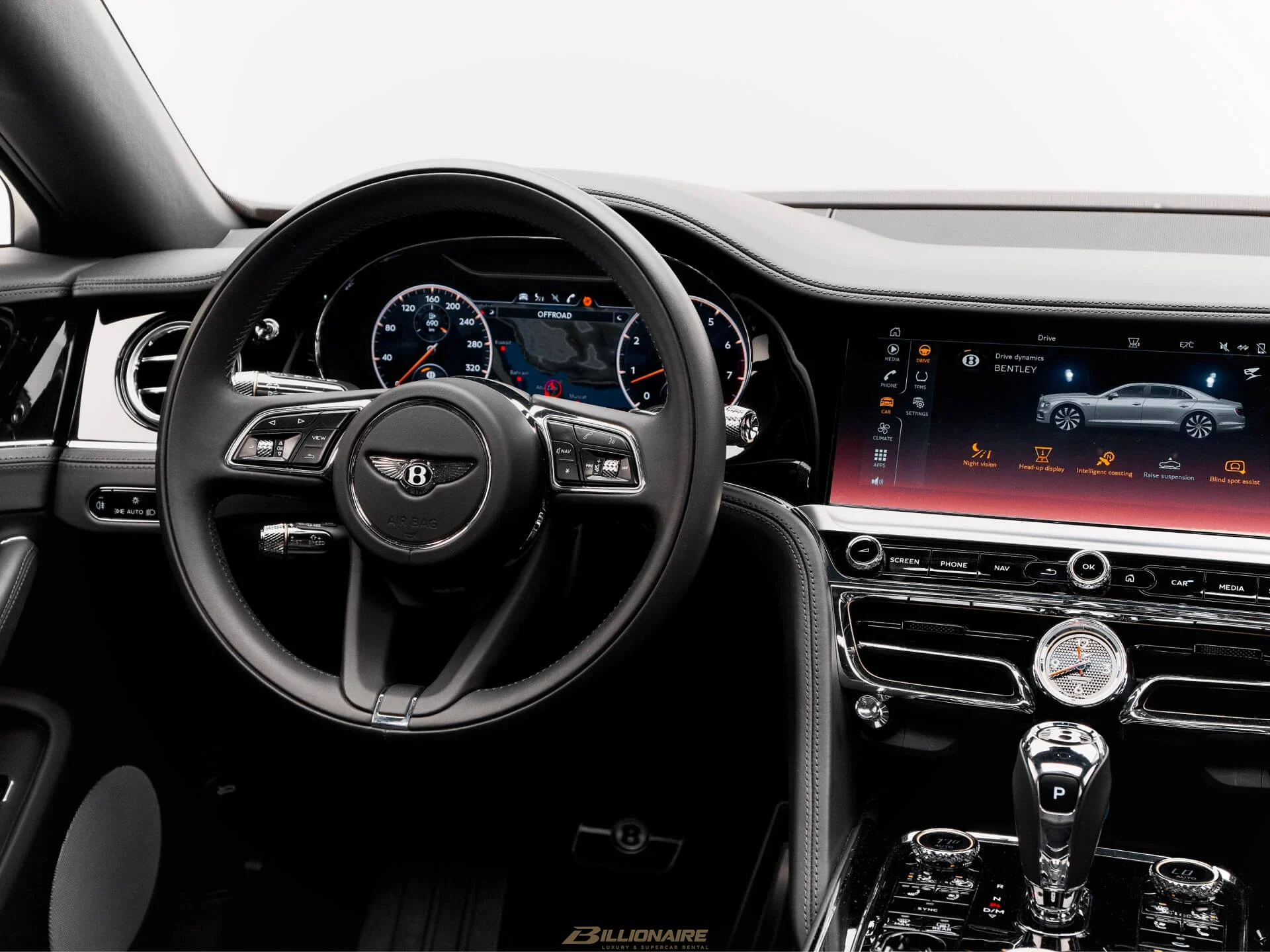 Bentley Flying Spur W12 — Ghost White - View 8