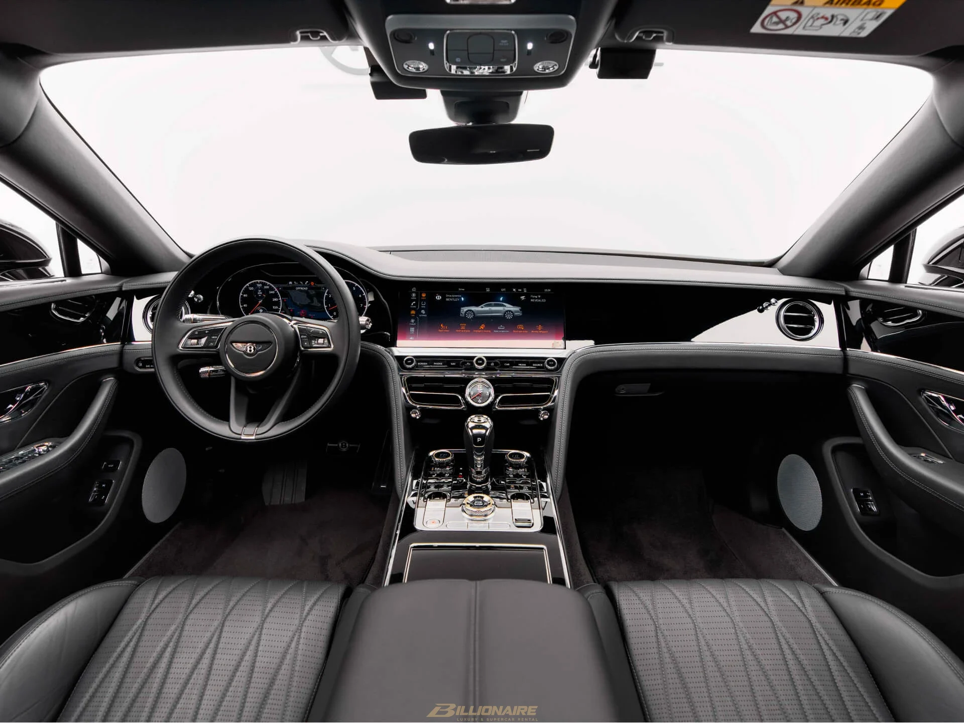 Bentley Flying Spur W12 — Ghost White - View 10