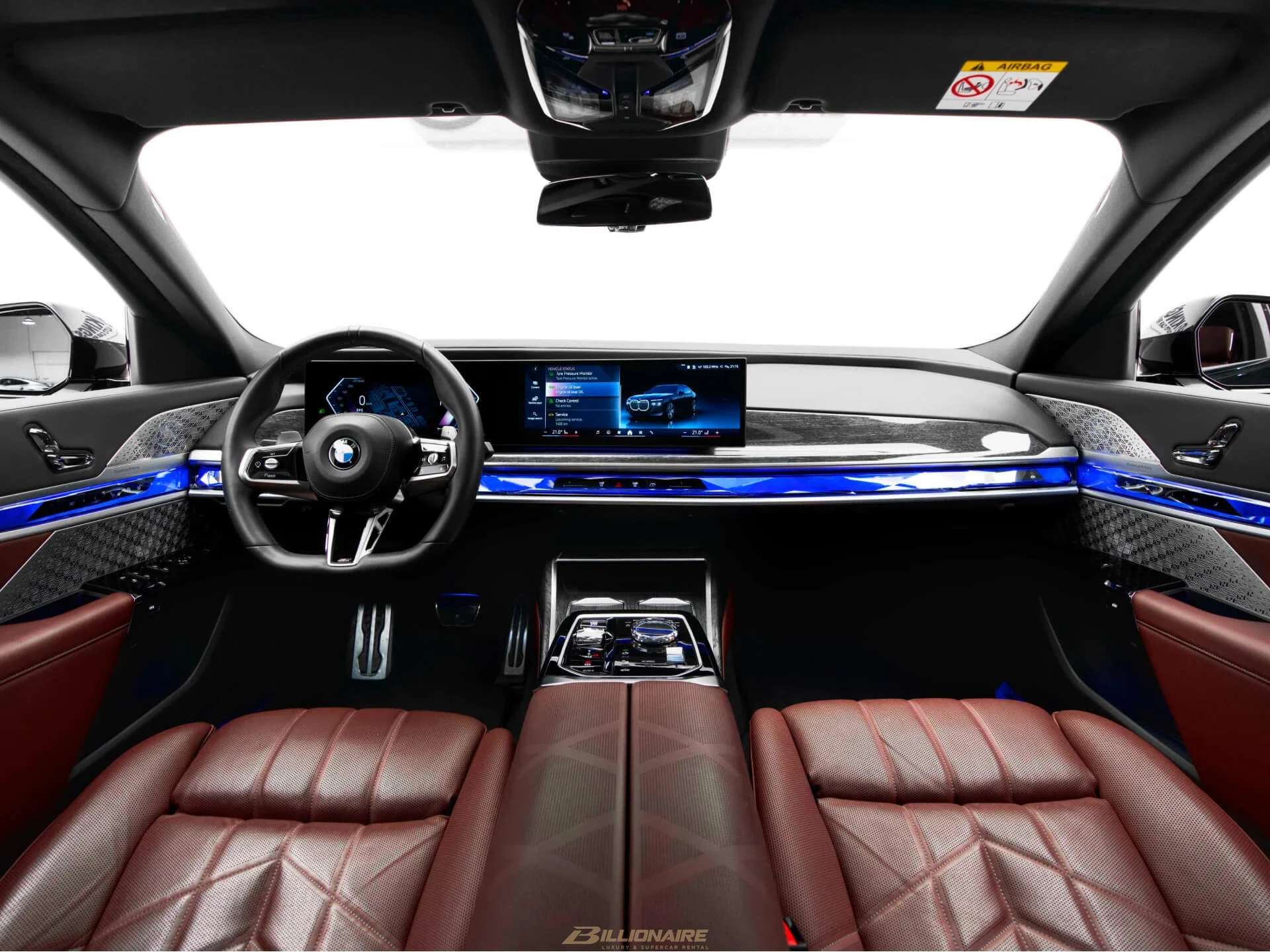 BMW 740i Luxury Sedan — Dravit Grey mieten in Dubai – Foto 10