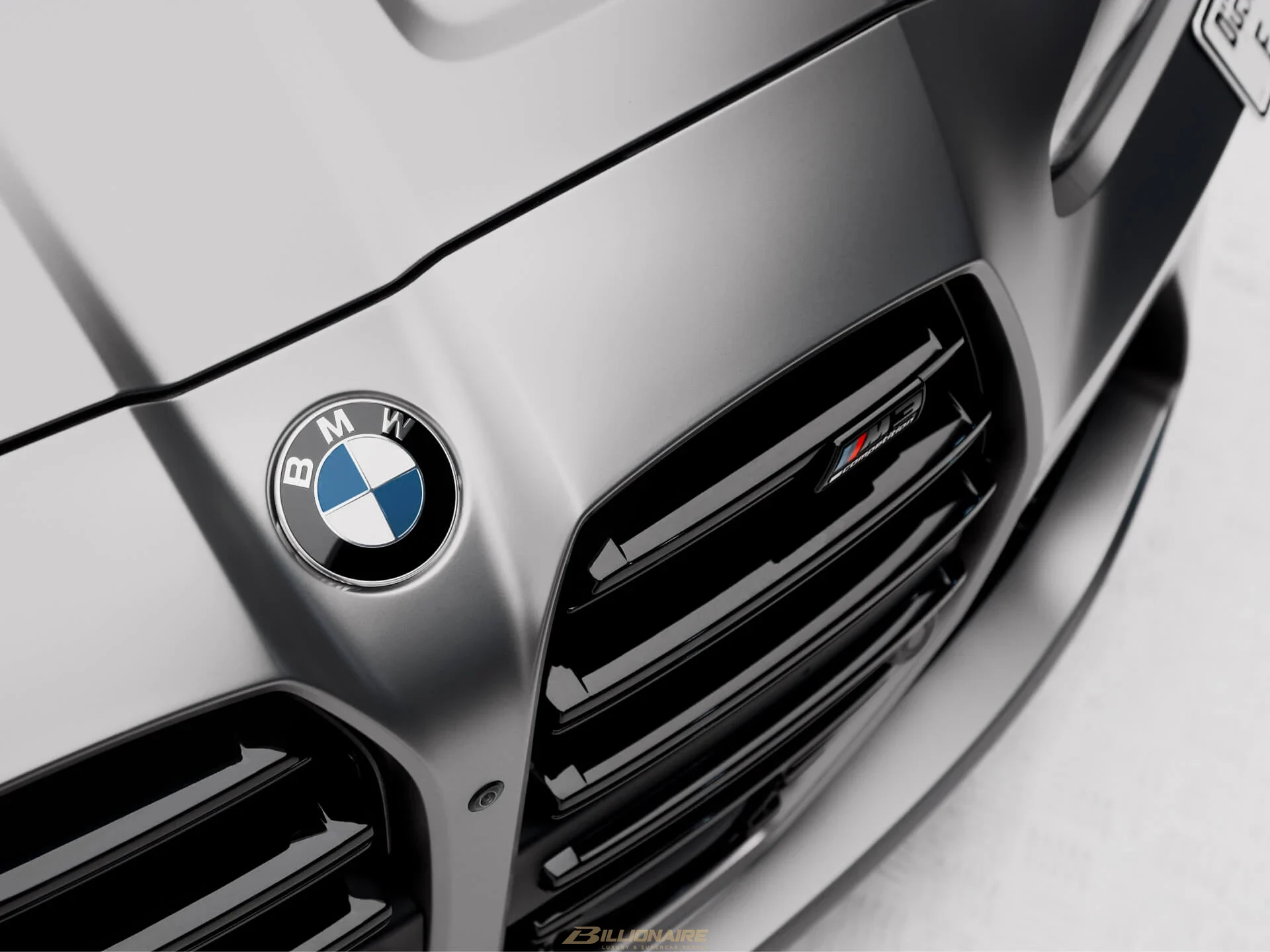 BMW M3 Competition Skyscraper Grey View 3