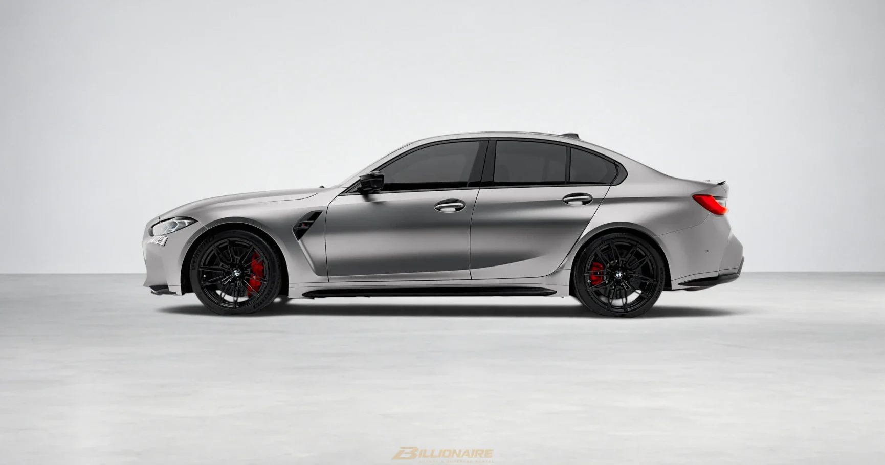 BMW M3 Competition Skyscraper Grey View 4