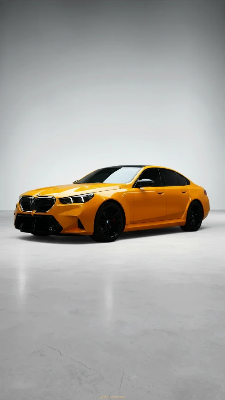 اجاره بی‌ام‌و BMW M5 G90 Yellow در دبی