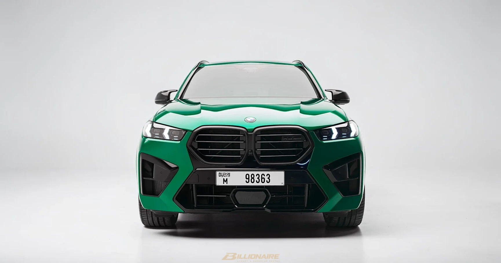 BMW X5 M Competition — Isle of Man Green - View 2