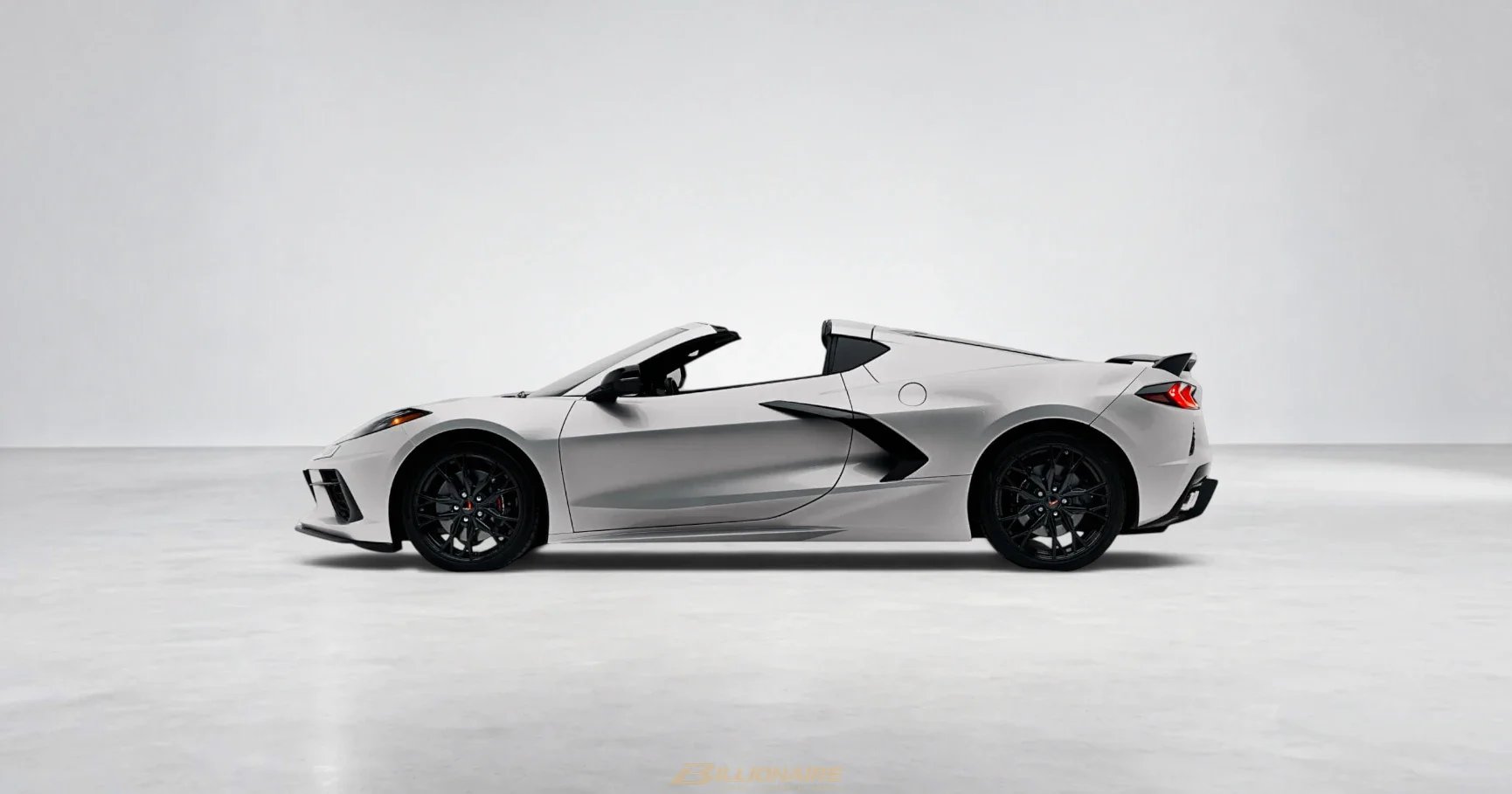 Chevrolet Corvette C8 Stingray Cabriolet — Silver Flare - View 3