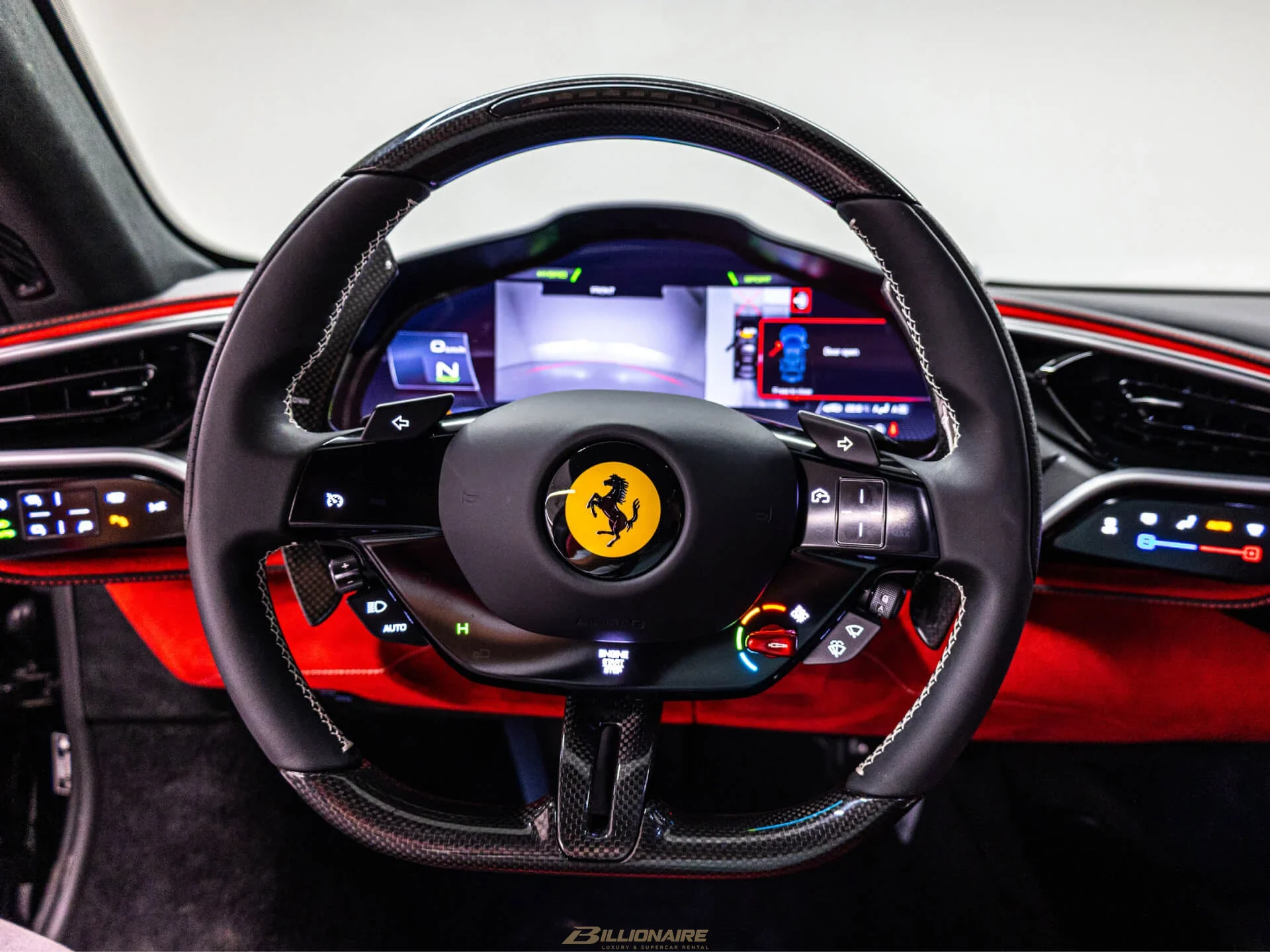 Ferrari 296 GTS Spider Hybrid 830 HP — Blu Pozzi - View 6