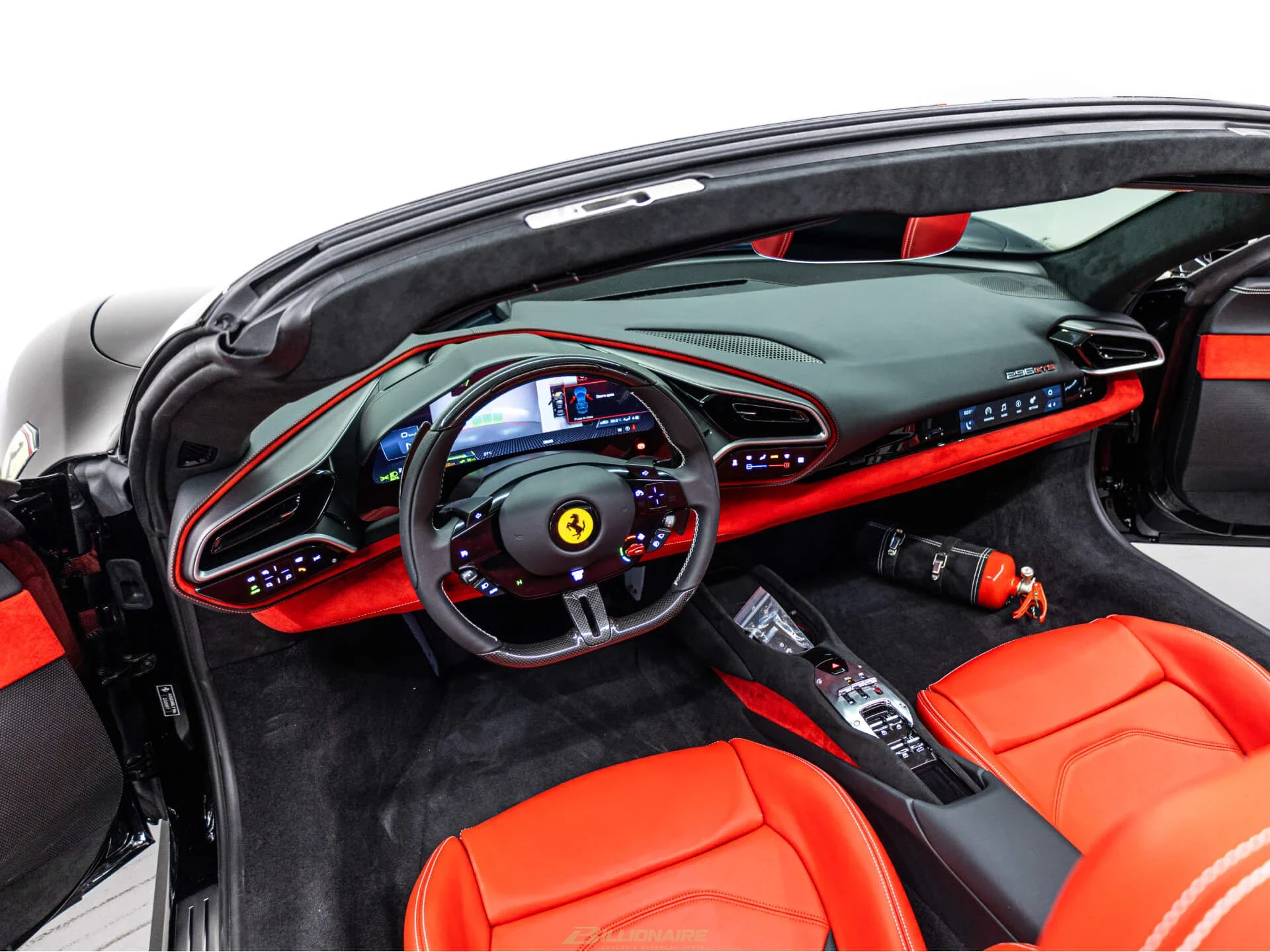 Ferrari 296 GTS Spider Hybrid 830 HP — Blu Pozzi - View 7