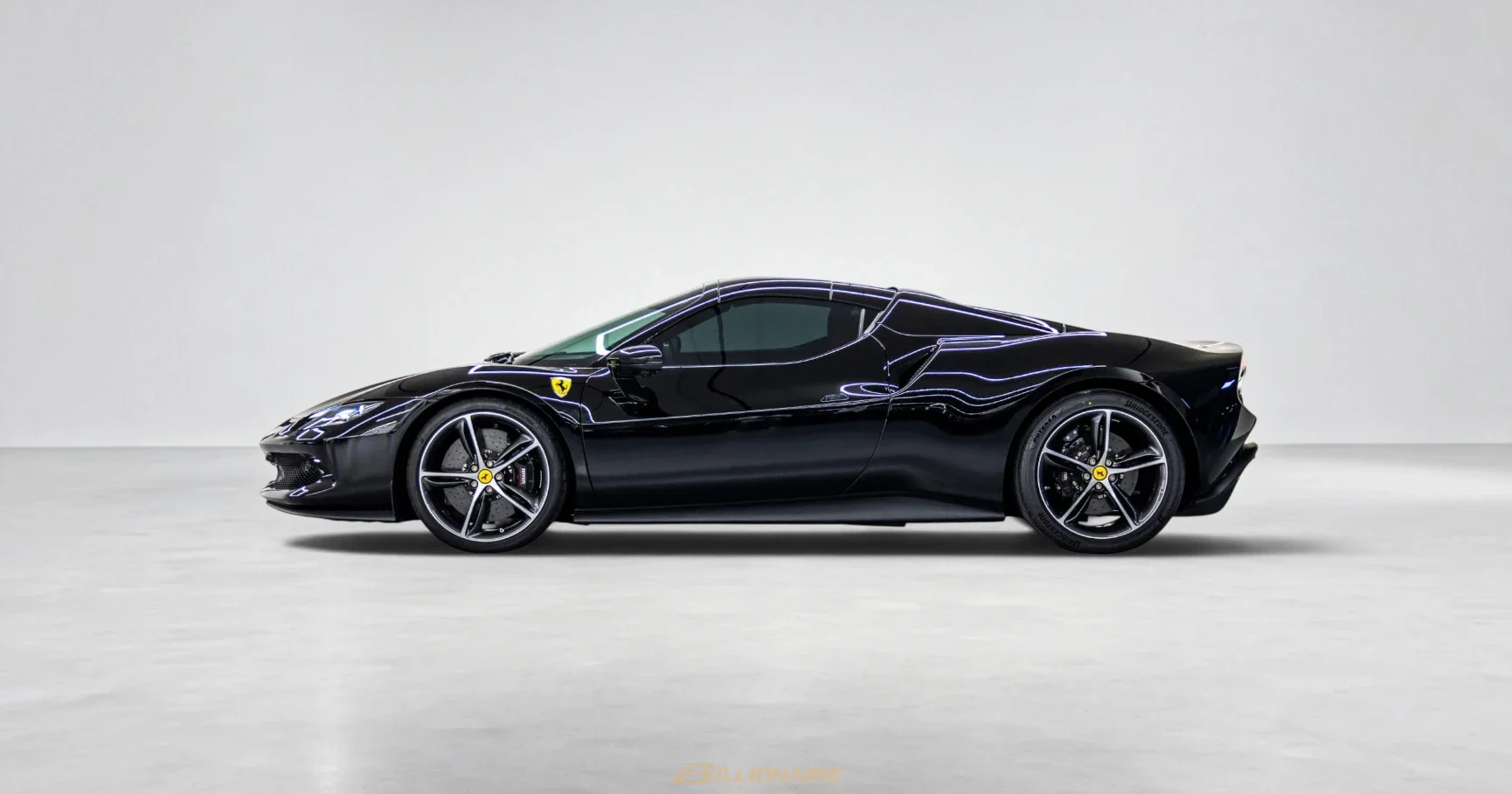 Ferrari 296 GTS Spider Hybrid 830 HP — Blu Pozzi - View 4