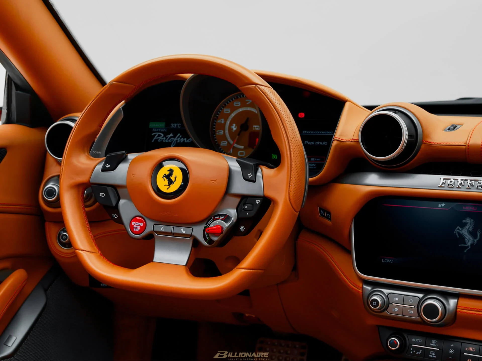 اجاره Ferrari Portofino Convertible — Rosso Corsa در دبی – تصویر 5