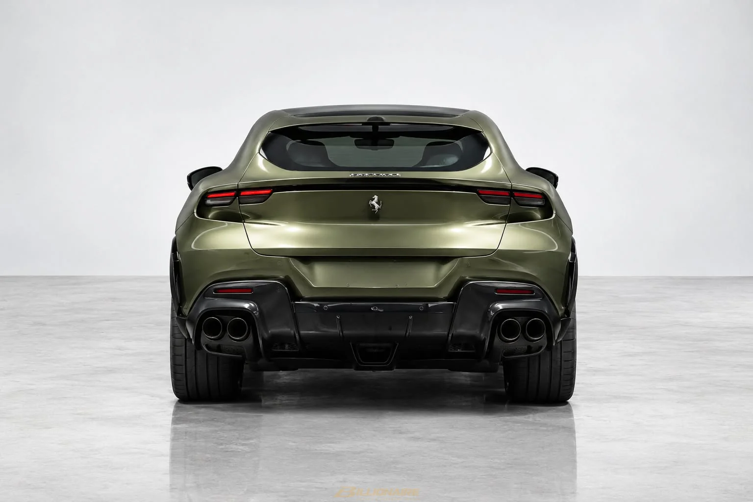 اجاره Ferrari Purosangue 2026 Green در دبی – تصویر 4