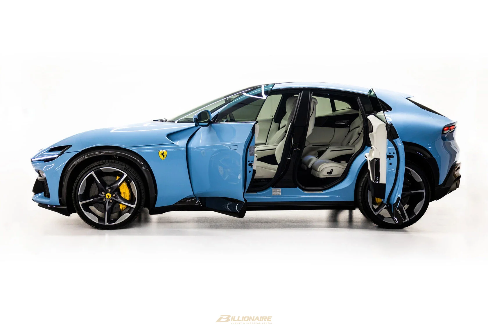 Dubai'de kiralık Ferrari Purosangue V12 SUV — Blu Tour de France – fotoğraf 6