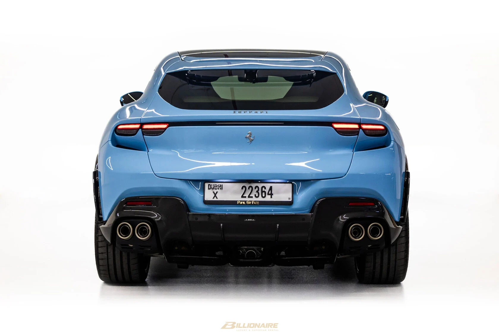 Dubai'de kiralık Ferrari Purosangue V12 SUV — Blu Tour de France – fotoğraf 4