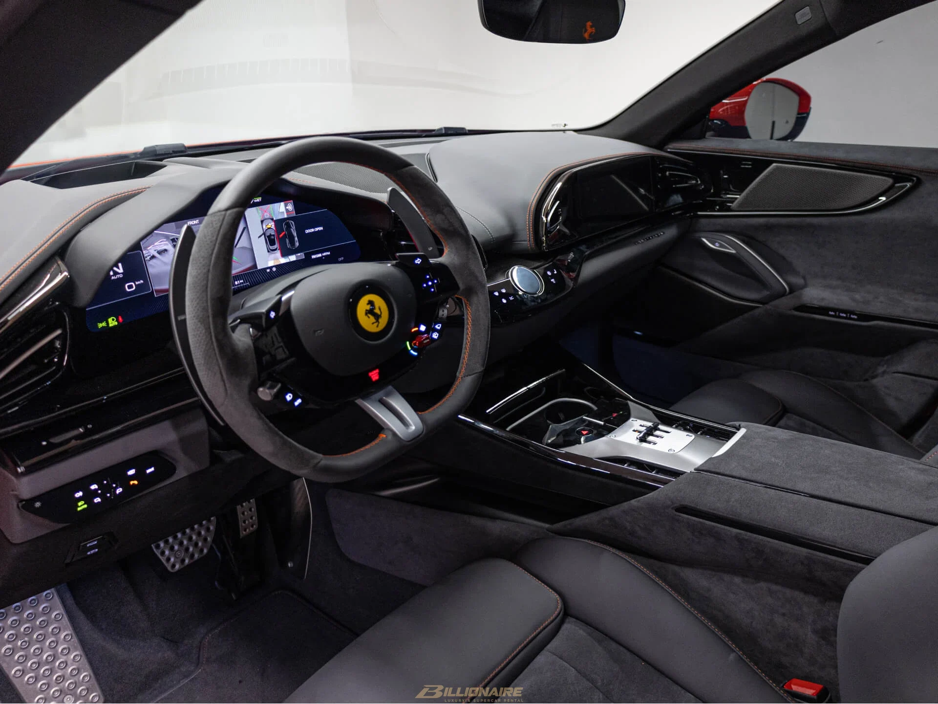 Ferrari Purosangue V12 SUV — Arancio Triplo Strato mieten in Dubai – Foto 8