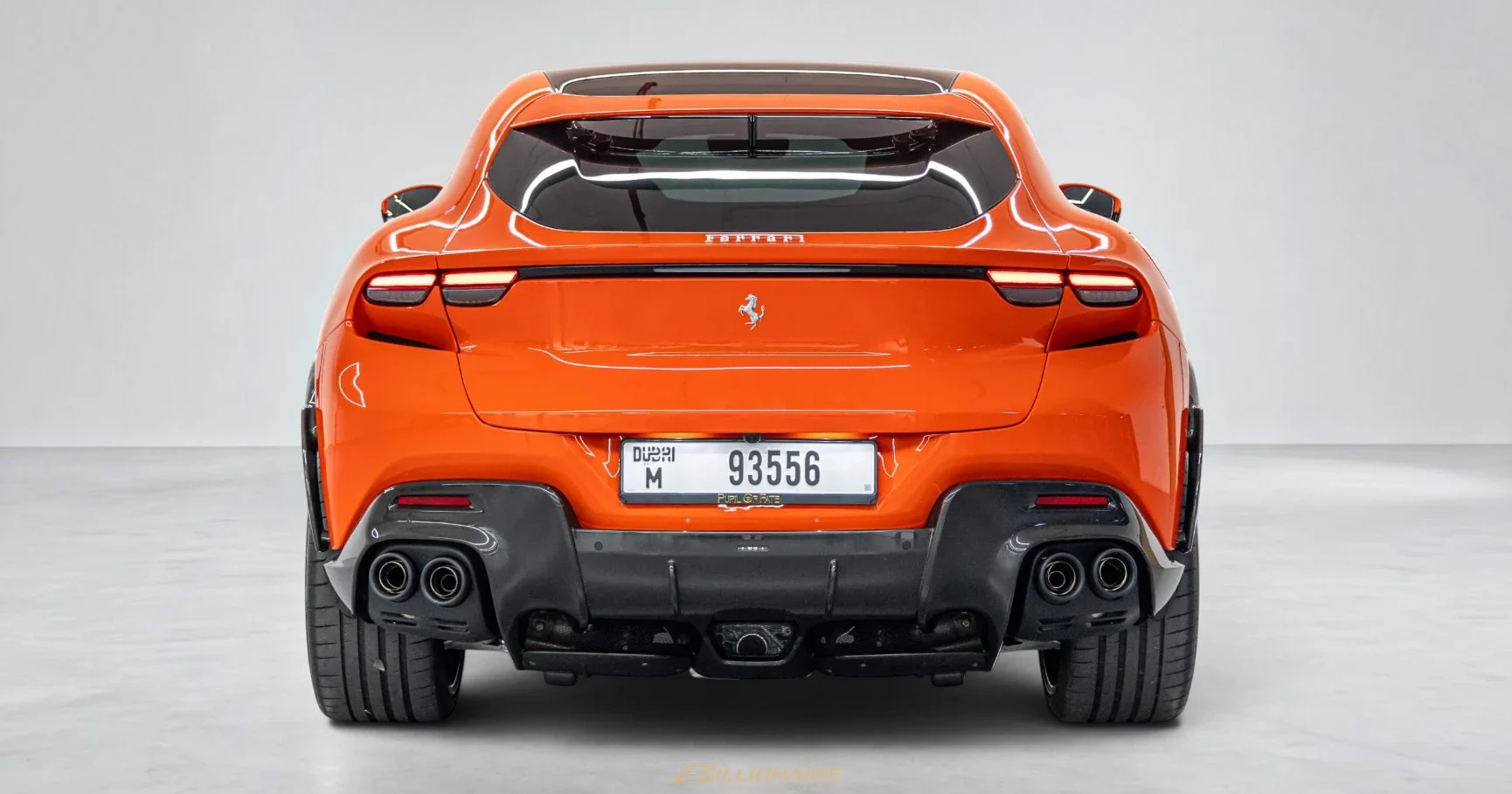 Ferrari Purosangue V12 SUV — Arancio Triplo Strato mieten in Dubai – Foto 3