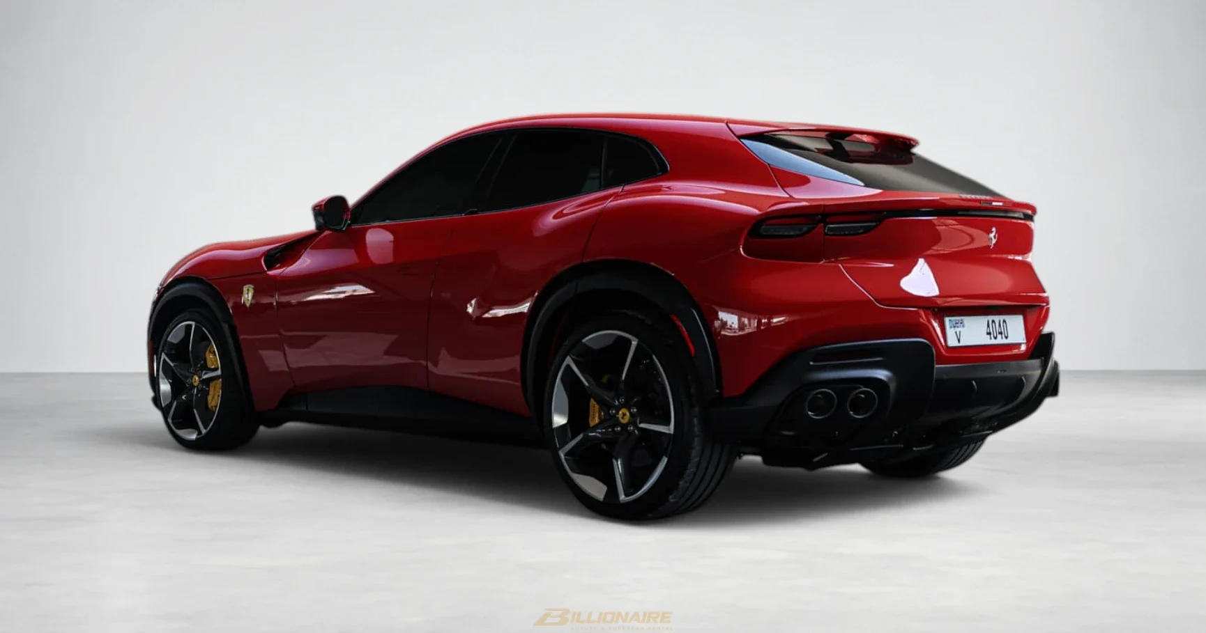 Dubai'de kiralık Ferrari Purosangue Red – fotoğraf 3