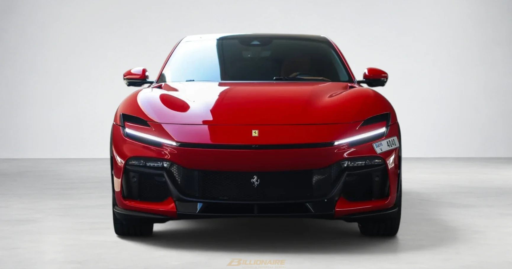Dubai'de kiralık Ferrari Purosangue Red – fotoğraf 5