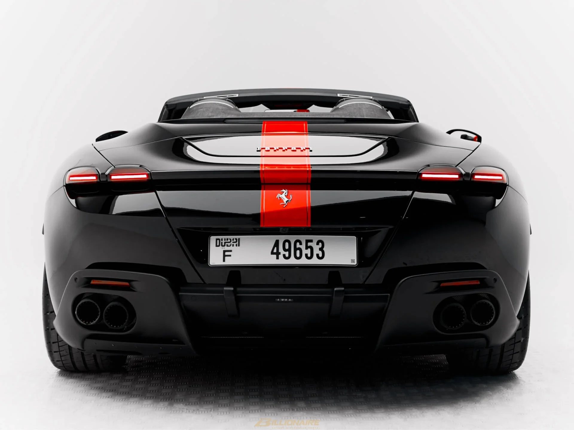 اجاره Ferrari Roma Spider Convertible — Nero در دبی – تصویر 4