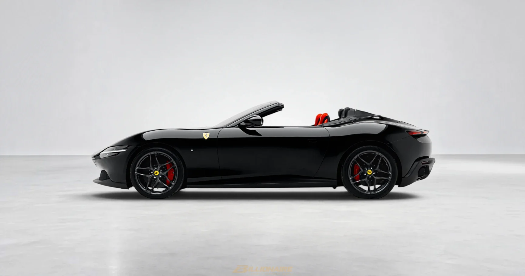 اجاره Ferrari Roma Spider Convertible — Nero در دبی – تصویر 2