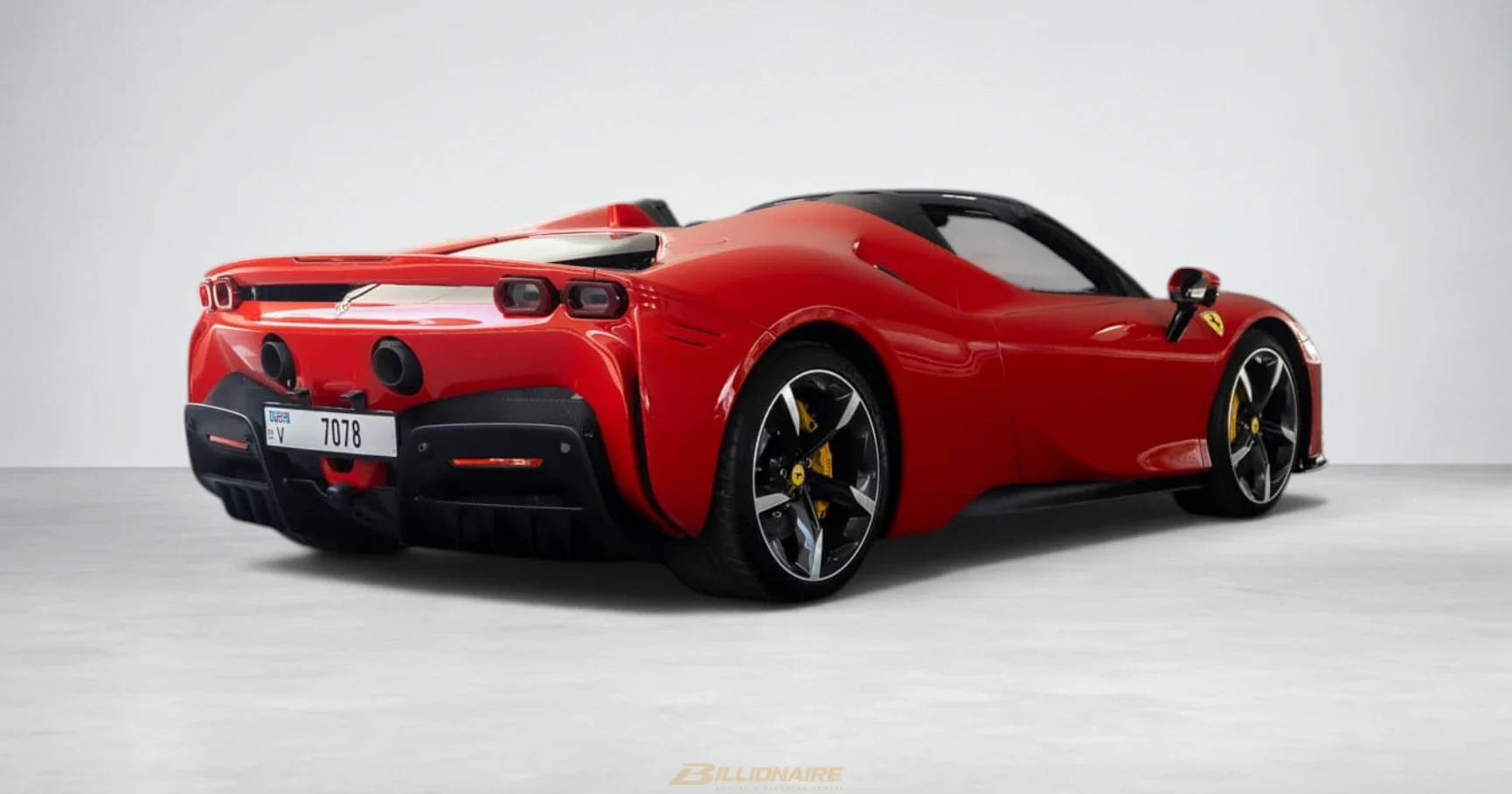 اجاره Ferrari SF90 Spider Red در دبی – تصویر 4
