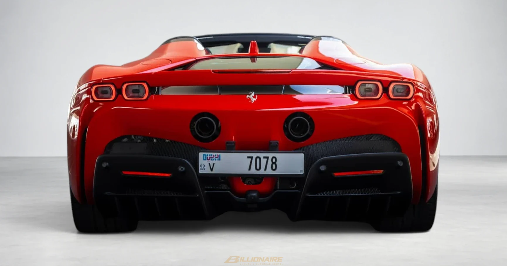 اجاره Ferrari SF90 Spider Red در دبی – تصویر 5