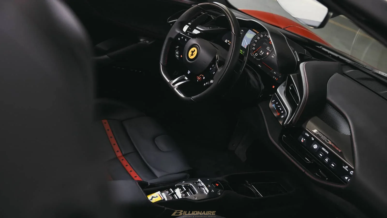 اجاره Ferrari SF90 Spider Red در دبی – تصویر 9