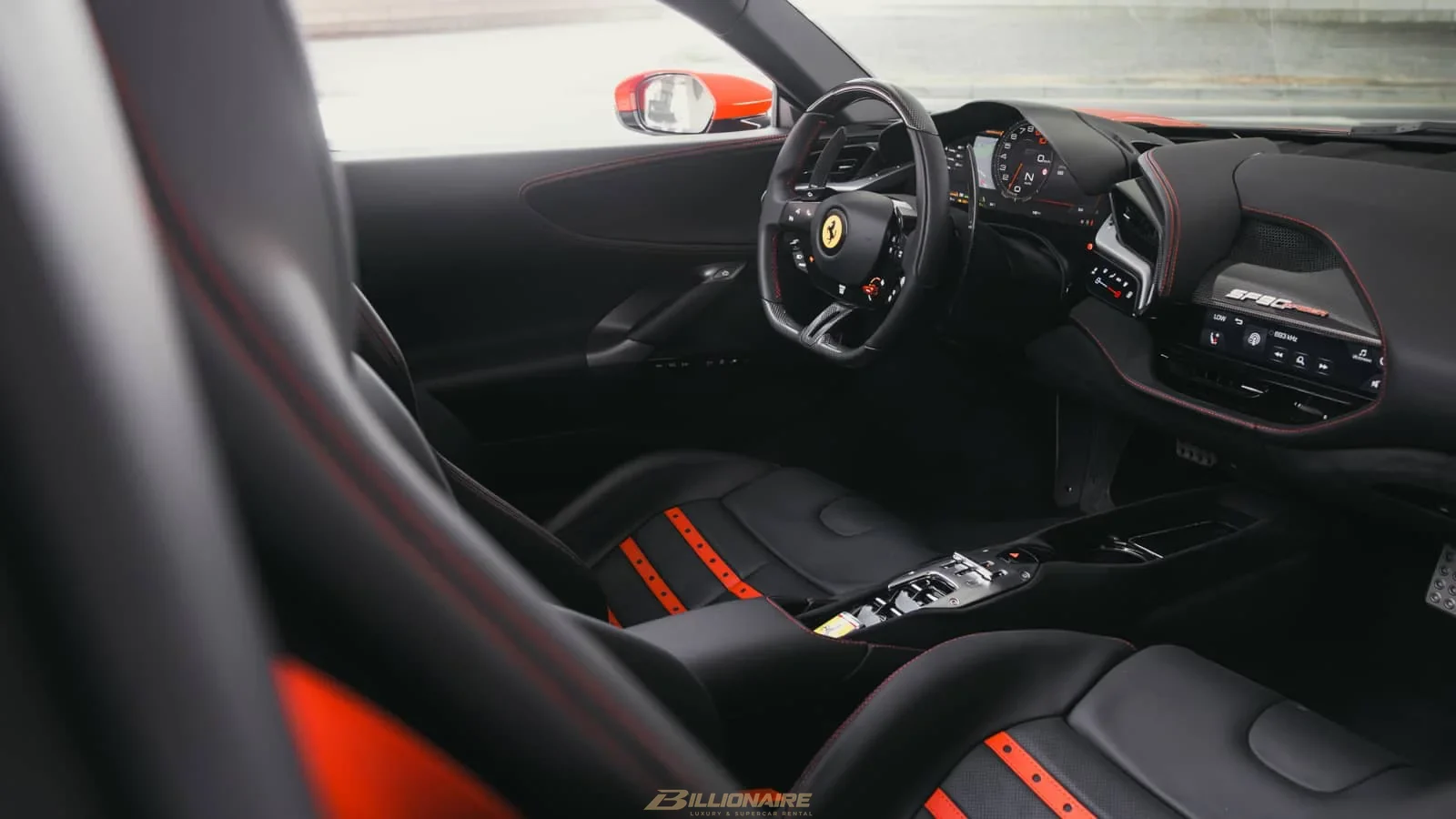 اجاره Ferrari SF90 Spider Red در دبی – تصویر 10