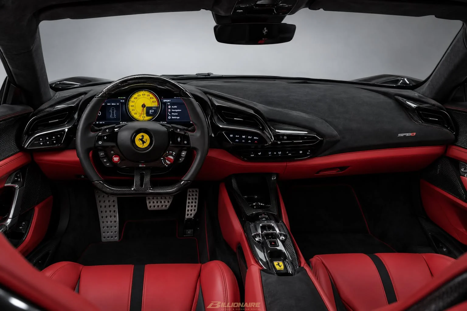 اجاره Ferrari SF90 Stradale Black در دبی – تصویر 6