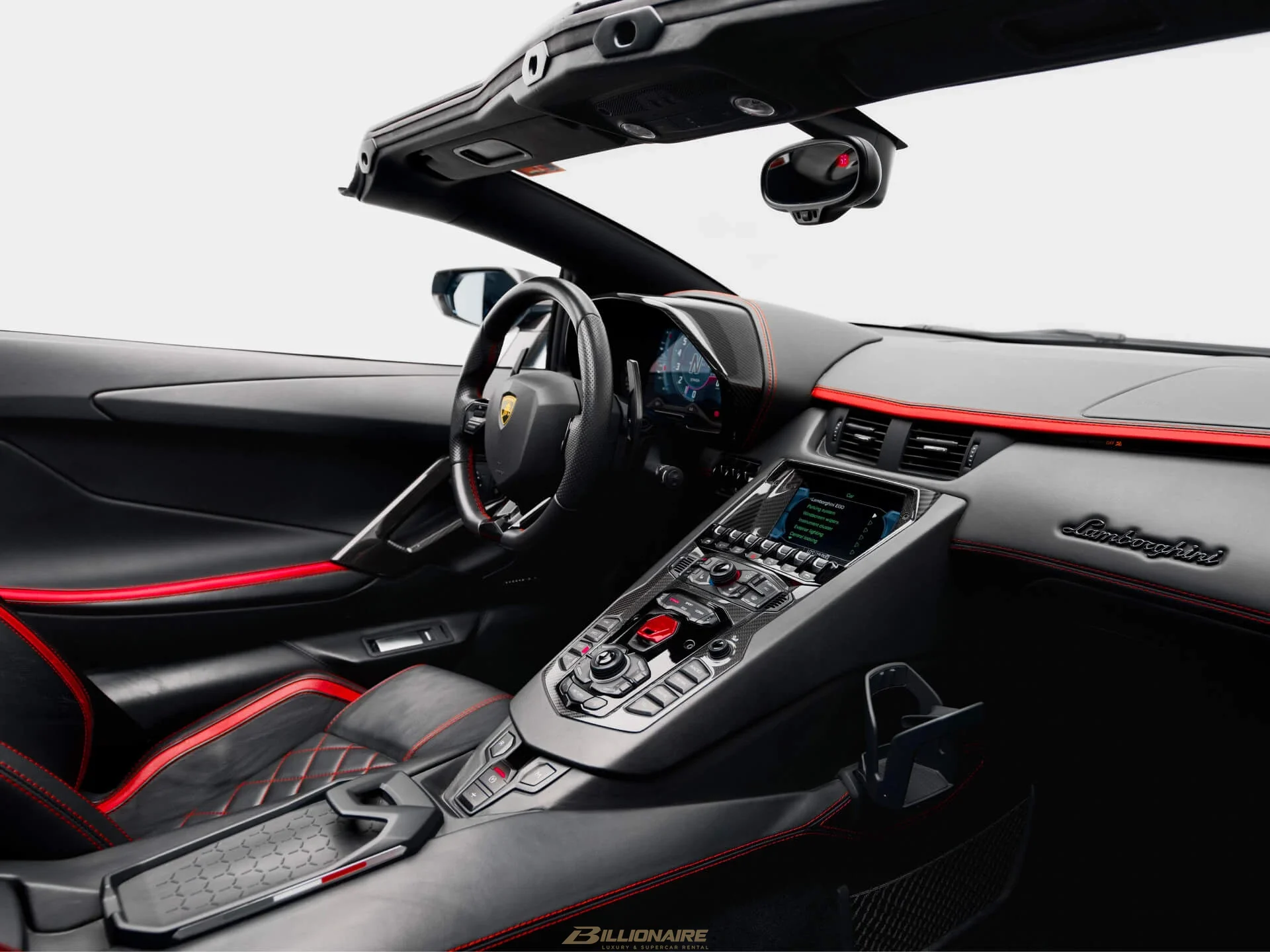Lamborghini Aventador S Roadster Blue - View 5