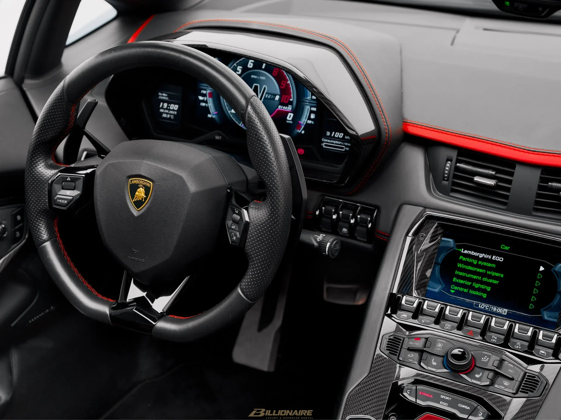 Lamborghini Aventador S Roadster Blue - View 7