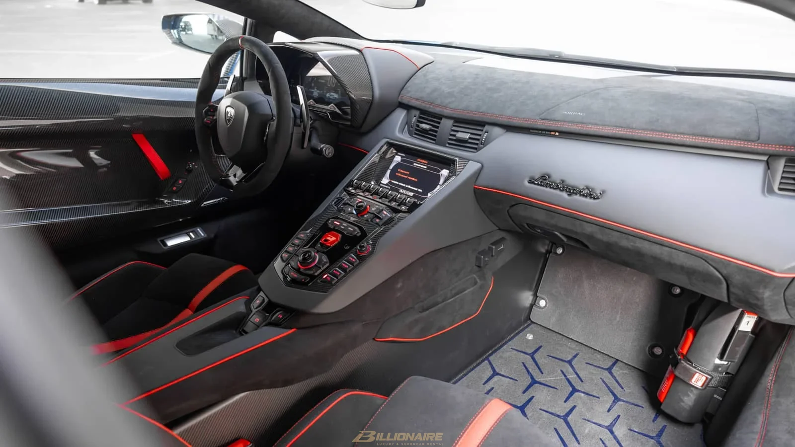 Lamborghini Aventador SVJ Blue à louer à Dubaï – photo 6