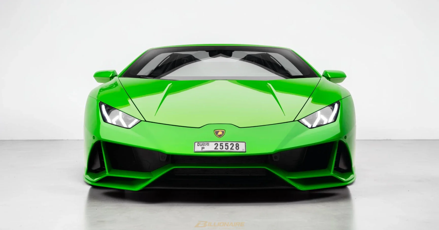 Lamborghini Huracán Evo Spyder Verde à louer à Dubaï – photo 4