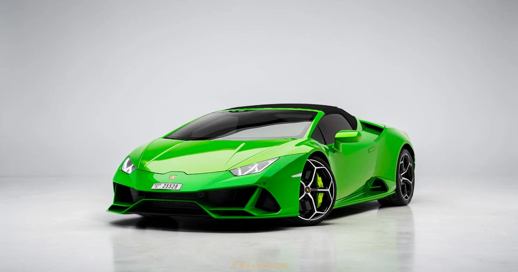 Lamborghini Huracán Evo Spyder Verde à louer à Dubaï – photo 3