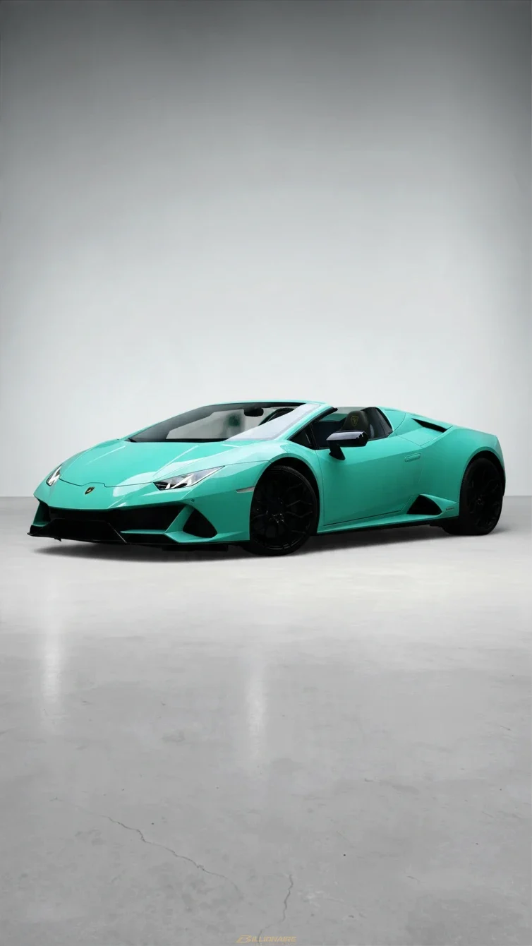 Lamborghini Huracan EVO Spyder Mint Green в аренду в Дубае