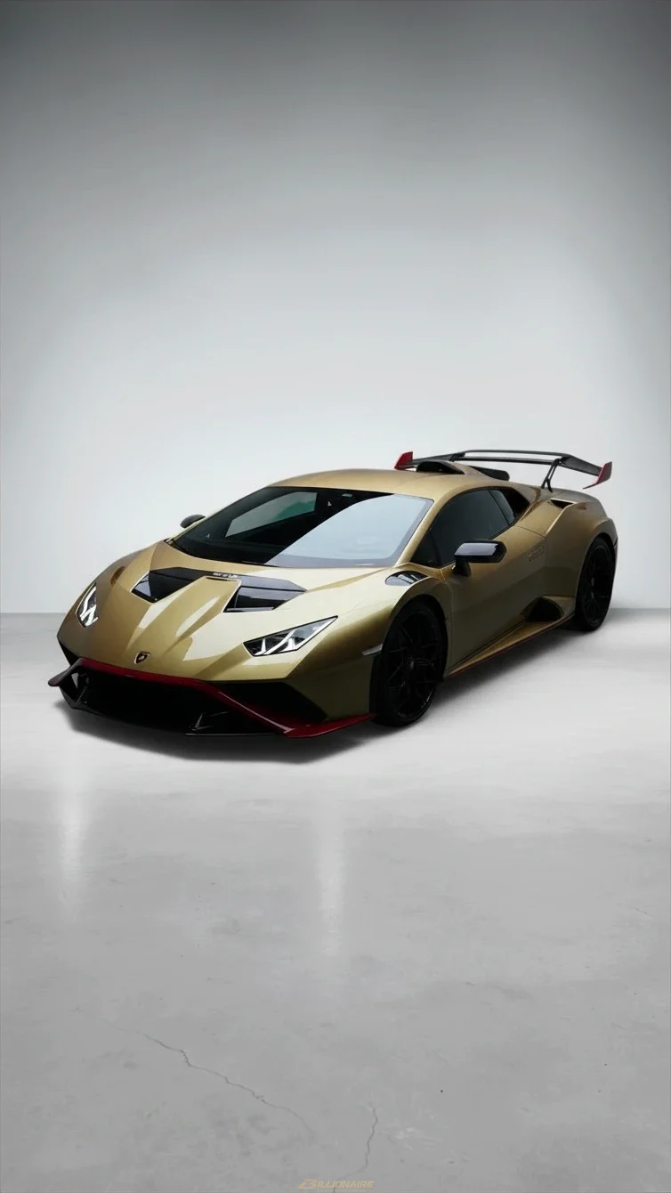 Lamborghini Huracan STO Gold в аренду в Дубае