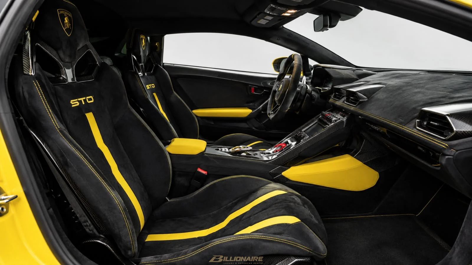 اجاره Lamborghini Huracan STO Yellow در دبی – تصویر 6