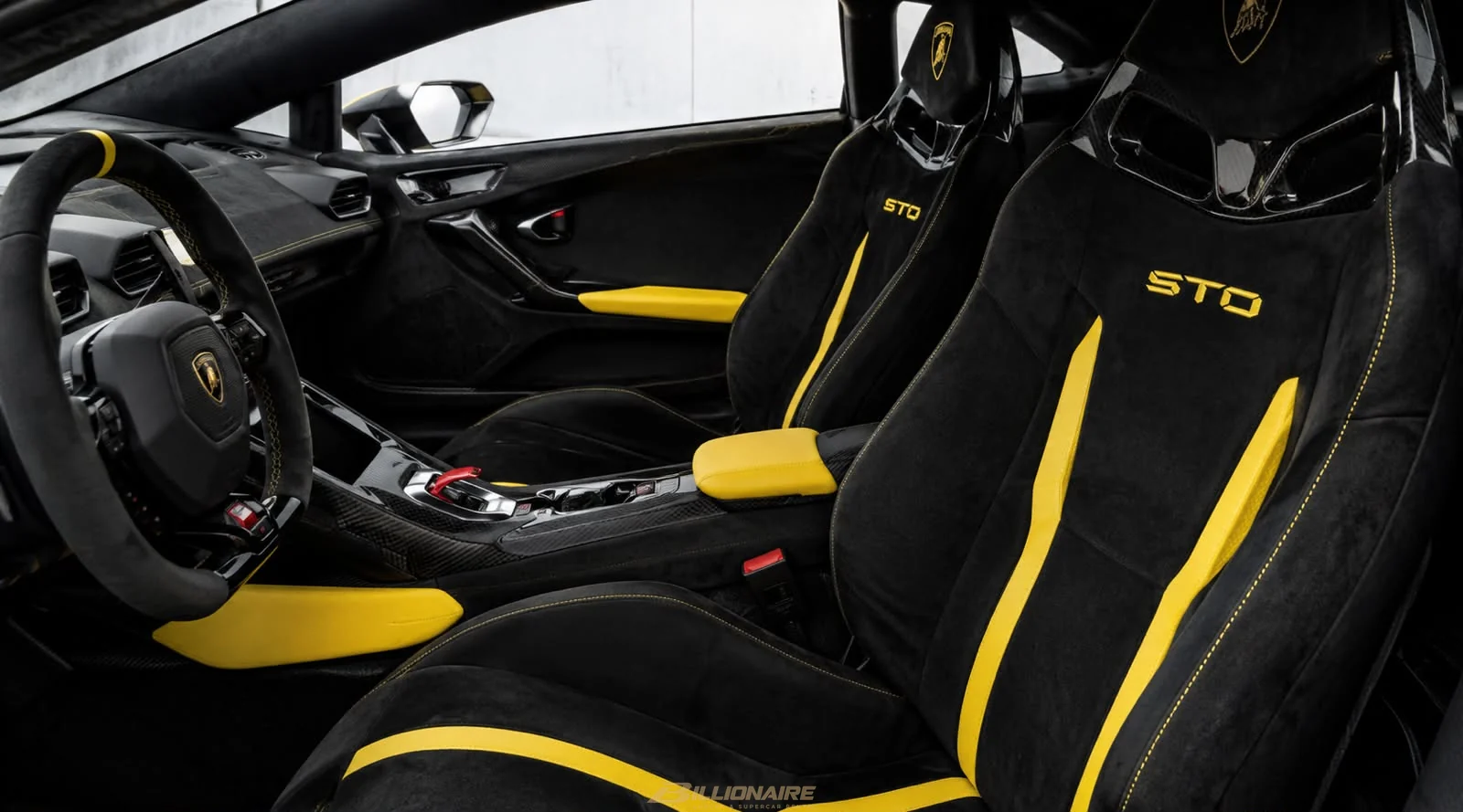اجاره Lamborghini Huracan STO Yellow در دبی – تصویر 5