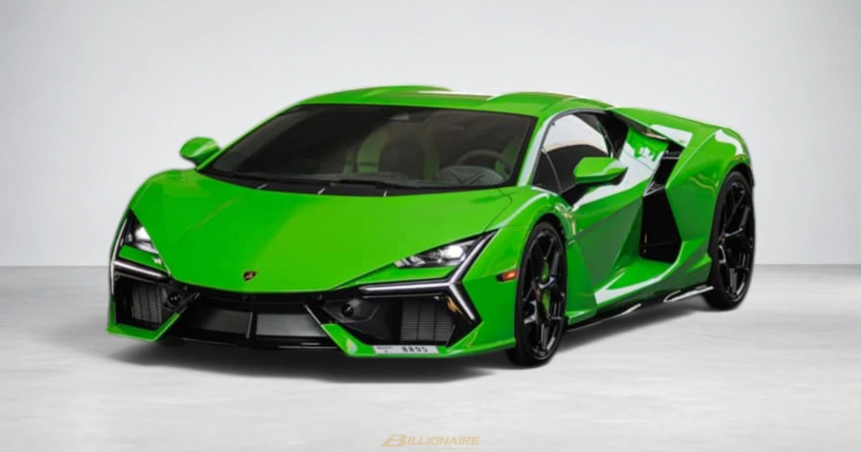 Dubai'de kiralık Lamborghini Revuelto Green – fotoğraf 3