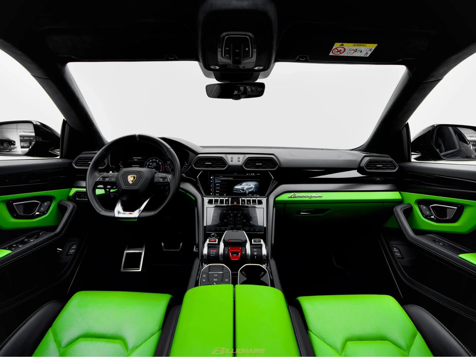 Dubai'de kiralık Lamborghini Urus Black – fotoğraf 5
