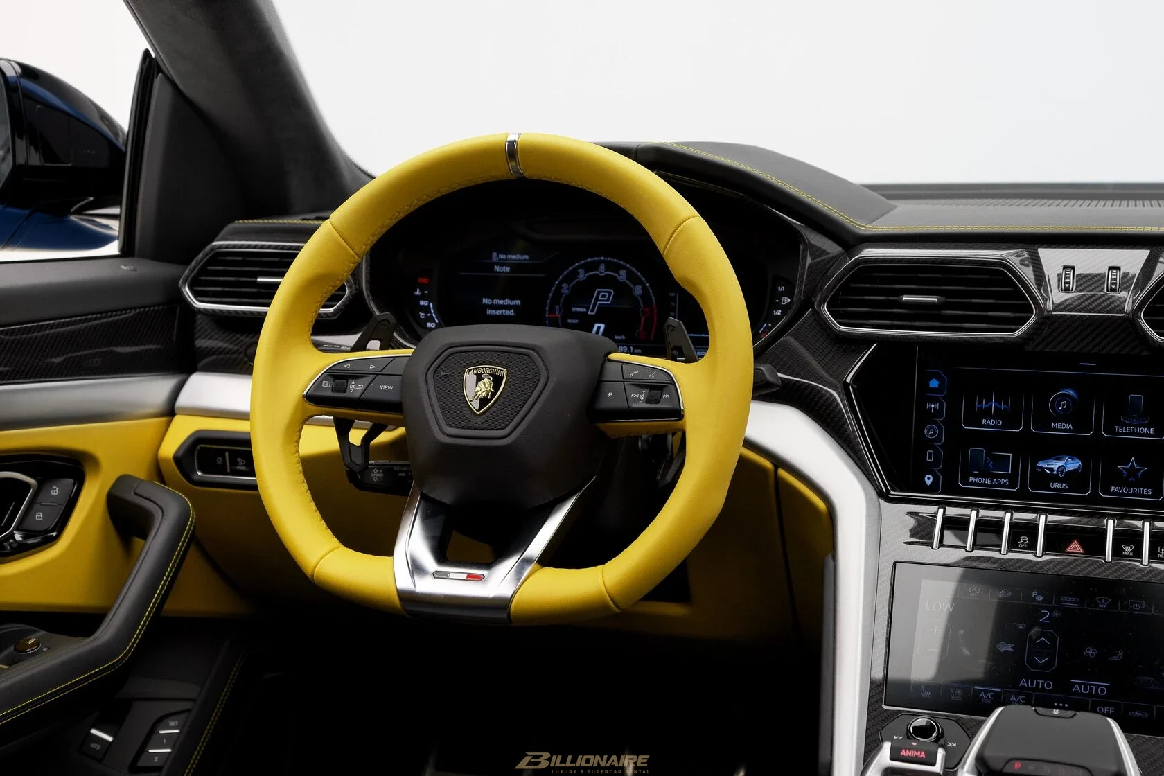 Dubai'de kiralık Lamborghini Urus S Blue – fotoğraf 7