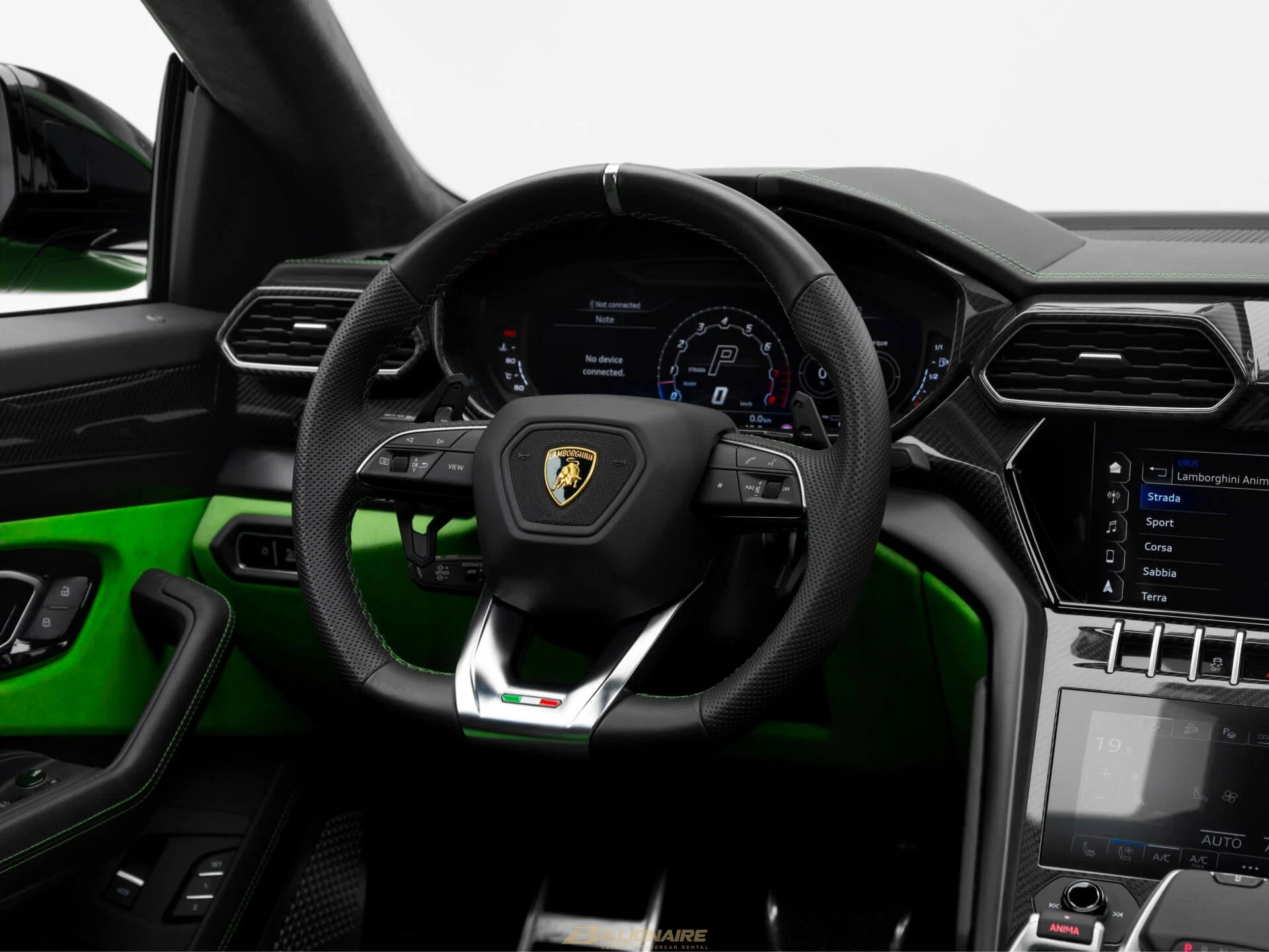 اجاره Lamborghini Urus Verde در دبی – تصویر 8