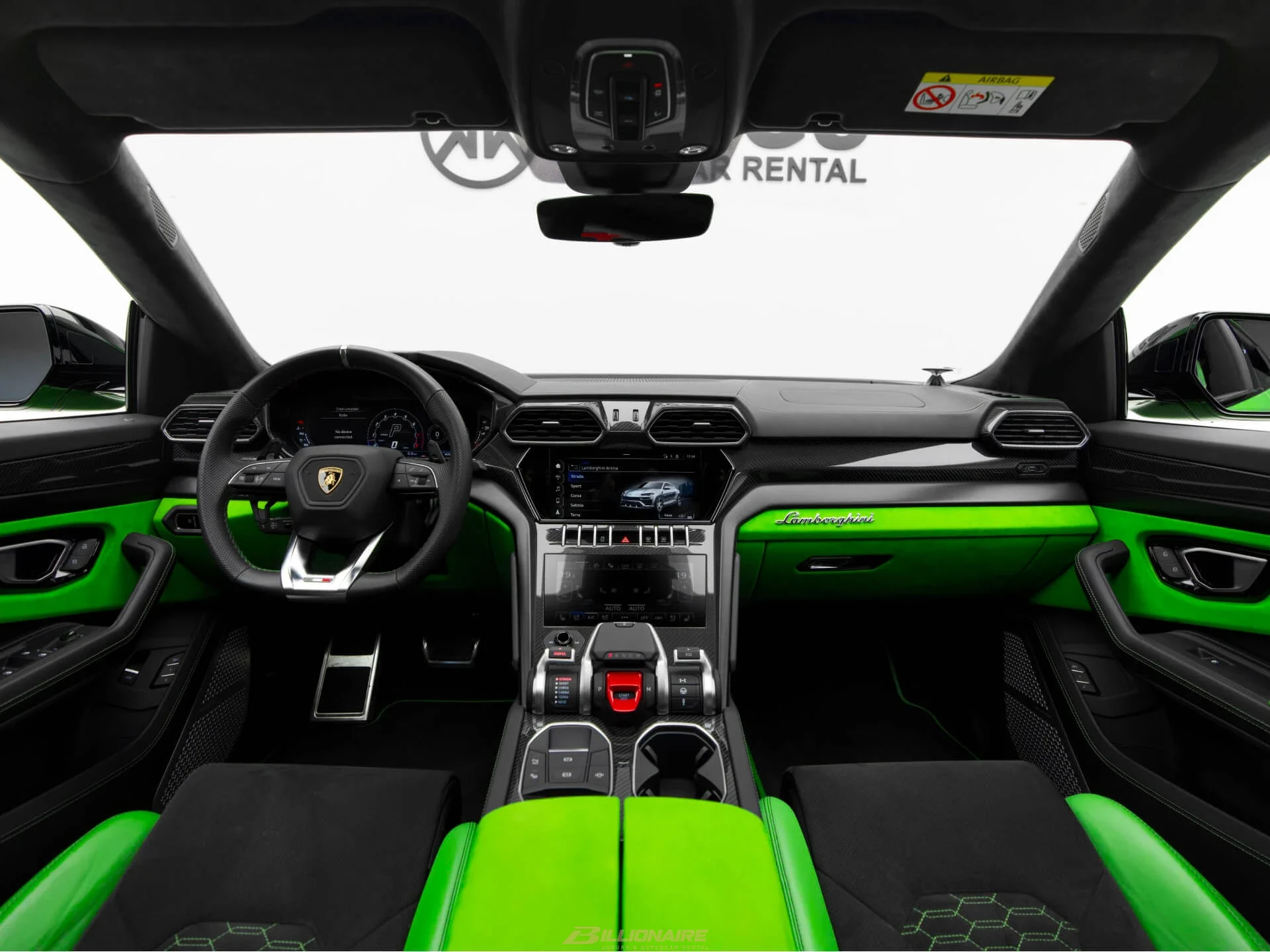 اجاره Lamborghini Urus Verde در دبی – تصویر 5