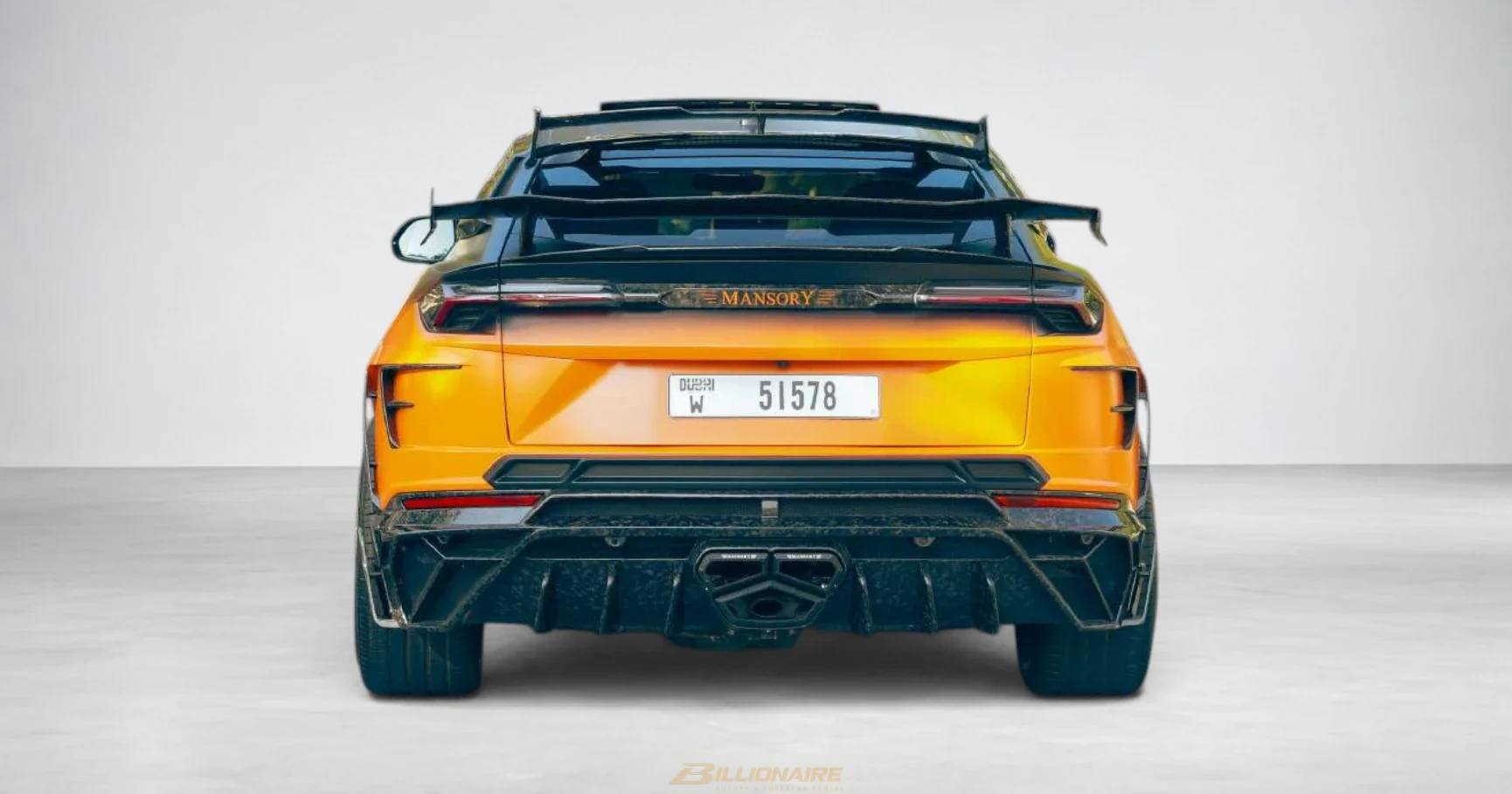 Dubai'de kiralık Lamborghini Urus Mansory Venatus Orange – fotoğraf 2