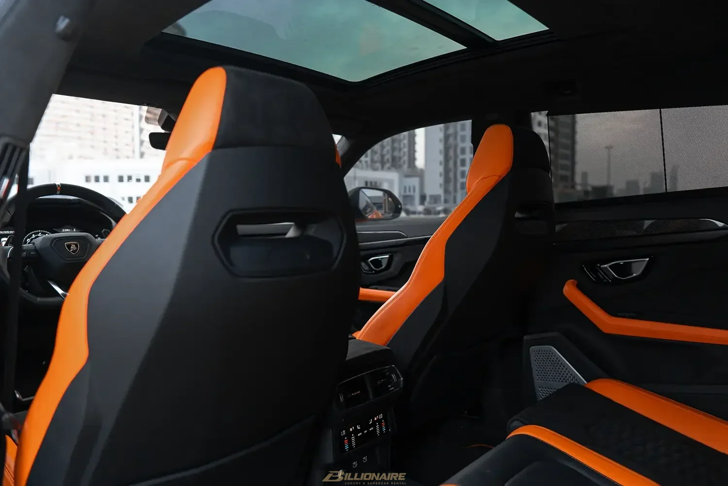 اجاره Lamborghini Urus Orange 2023 در دبی – تصویر 5