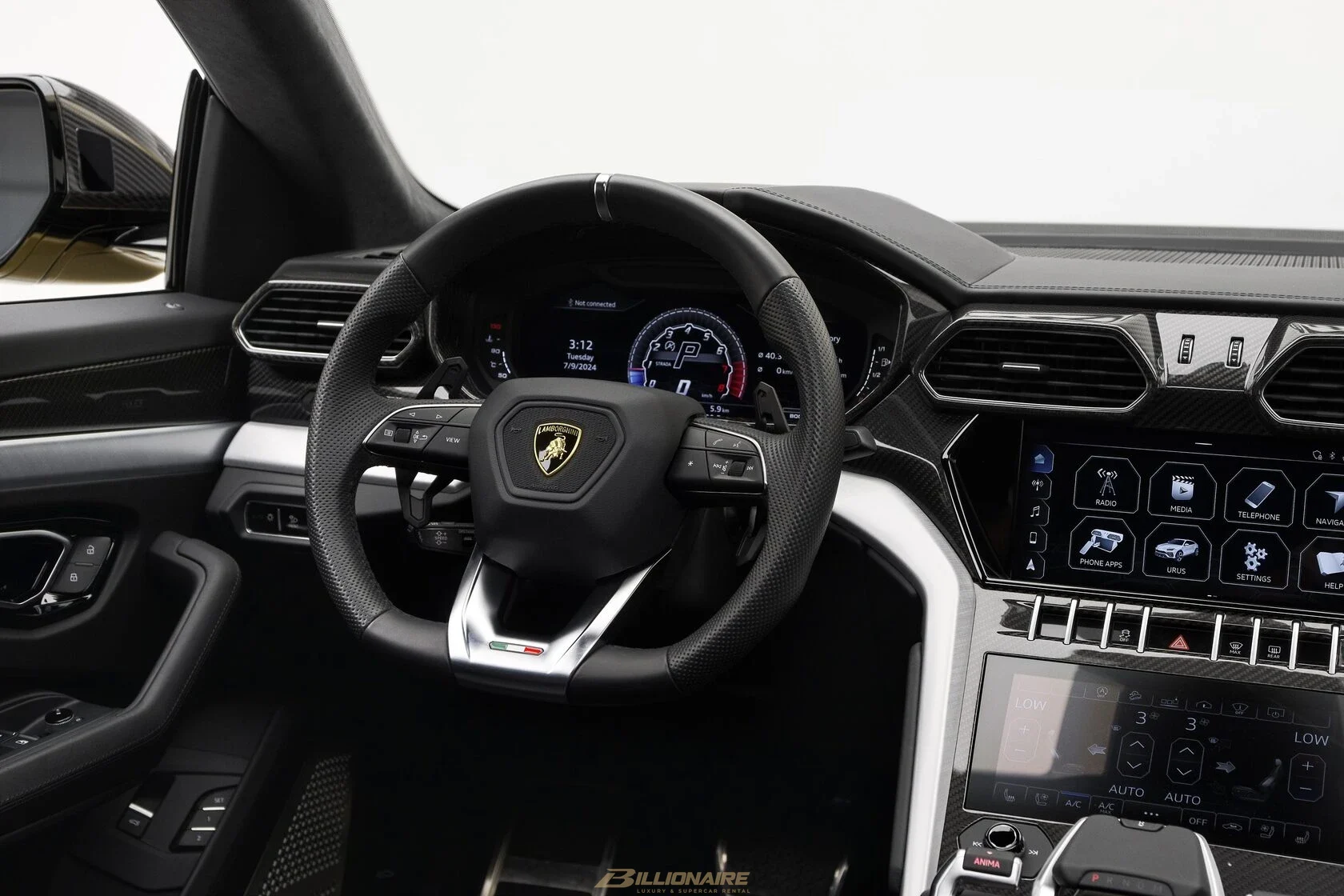 Dubai'de kiralık Lamborghini Urus Arancio – fotoğraf 6