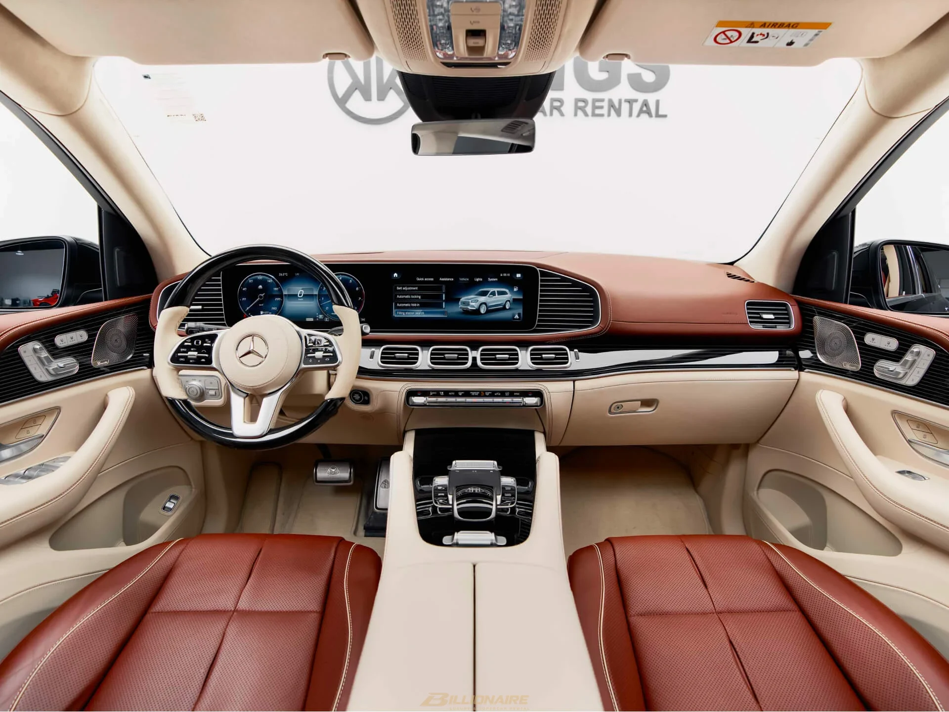 Mercedes-Maybach GLS 600 Obsidian Black Interior